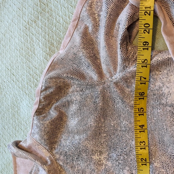 Calispia ® Vintage Boho Faux snakeskin bomber jacket! - Picture 8 of 10